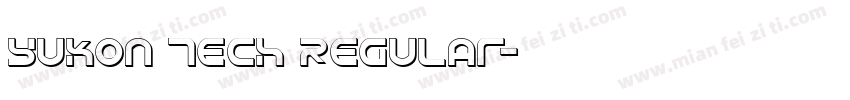 Yukon Tech Regular字体转换